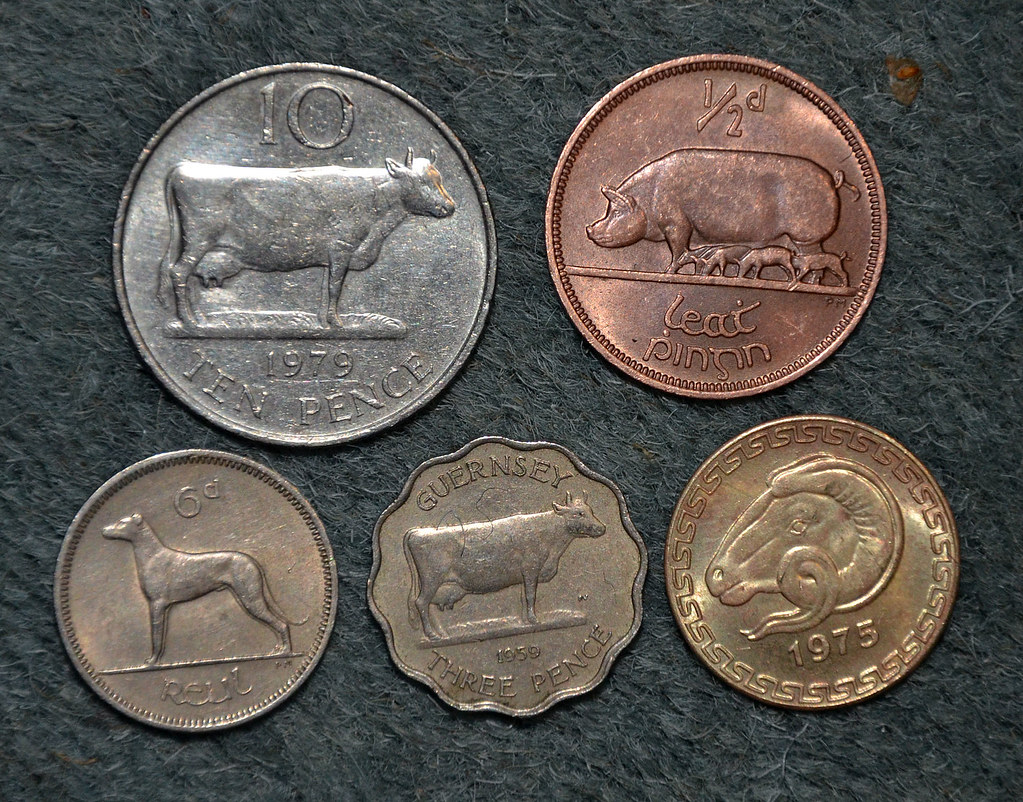 Coins with domestic animals | Art | Flickr