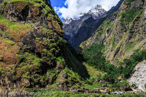 travel nepal mountain color beautiful horizontal trek landscape asia outdoor scenic hike himalaya annapurnacircuit annapurna himalayas chamje gandaki lamjung jagat annapurnaconservationarea