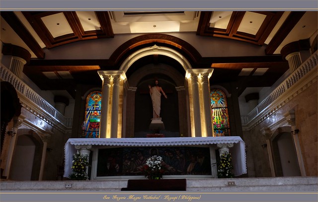 San Gregorio Magno Cathedral (so called Albay cathedral) in Legazpi City (Philippines)
