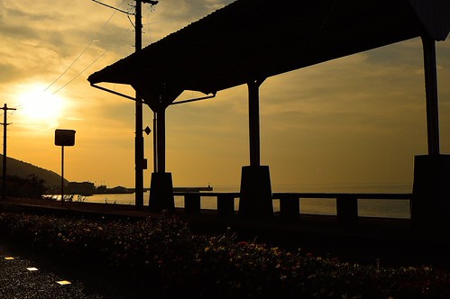 下灘駅3・Shimonada Station by anglo10, 