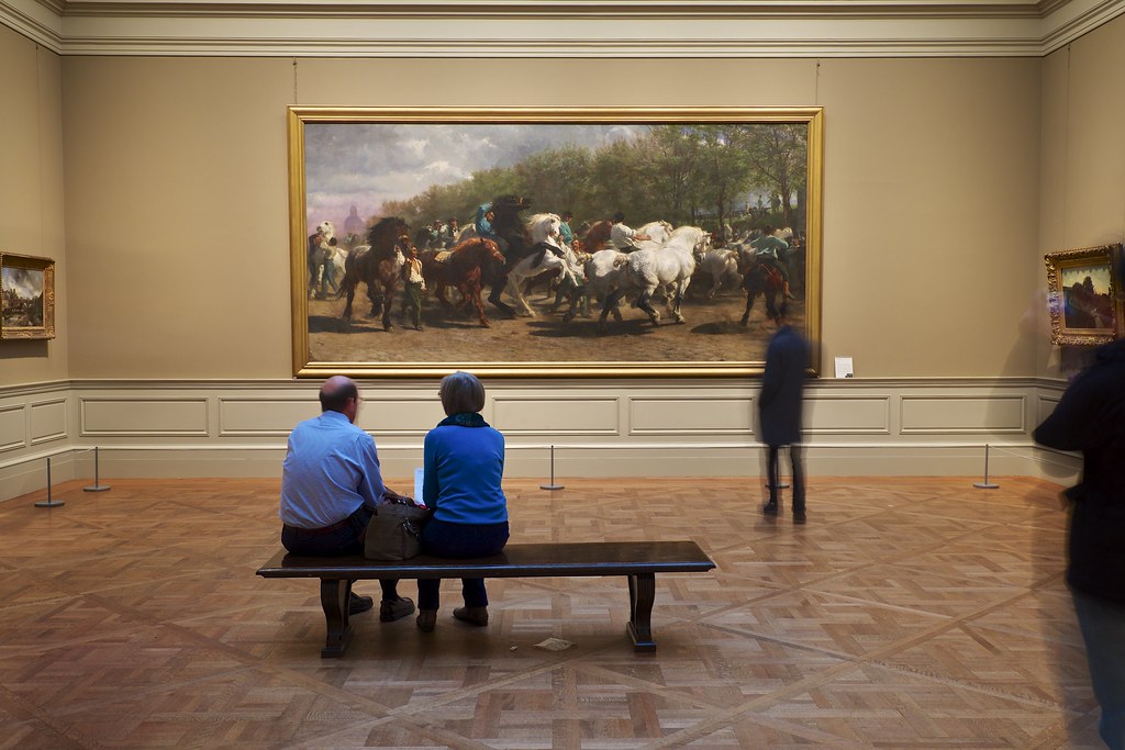 View of Rosa Bonheur's The Horse Fair in The Metropolitan Museum of Art, New York, NY, USA. Flickr. 