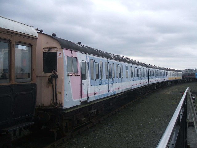 414308 and one coach from 423545 at the National Railway Museum, York