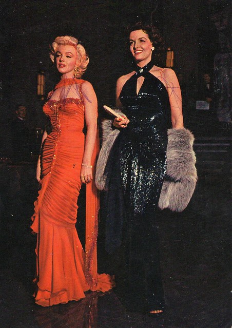Marilyn Monroe and  Jane Russell
