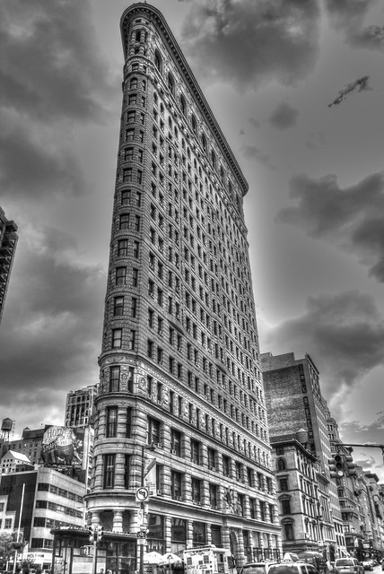 The famous Flatiron building 23st 5th ave NYC