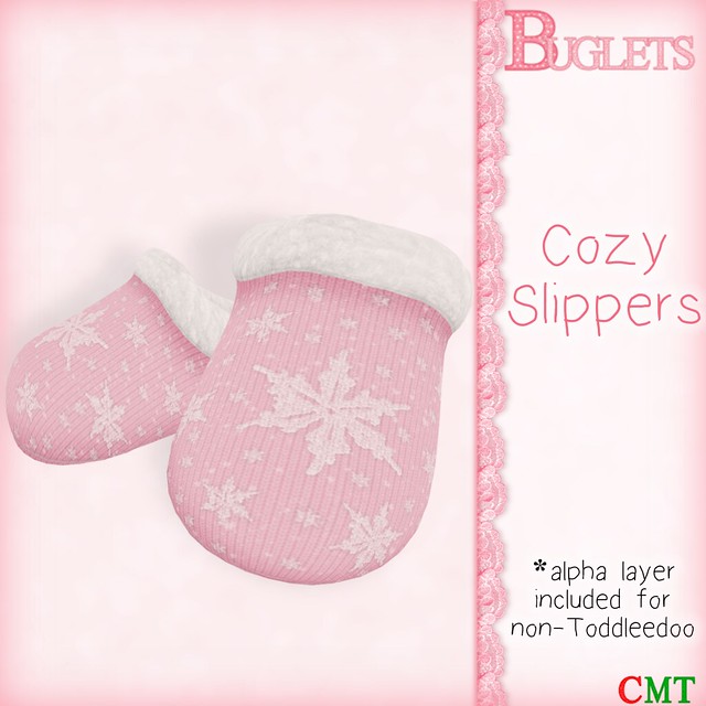 Cozy Slippers [Rose] AD