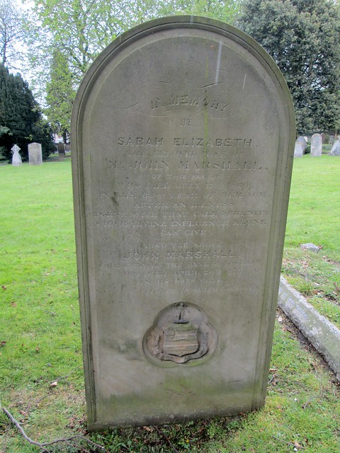 John Marshall's grave Dartford.