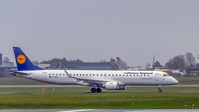 Lufthansa Regional, Embraer ERJ-190-200LR 195LR, D-AEMA, 19000290, Former Augsburg Airways, 6. november 2014