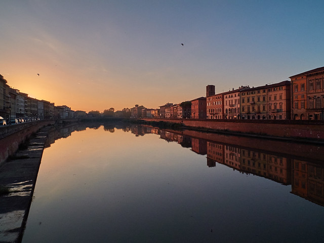 Dawn on the Arno