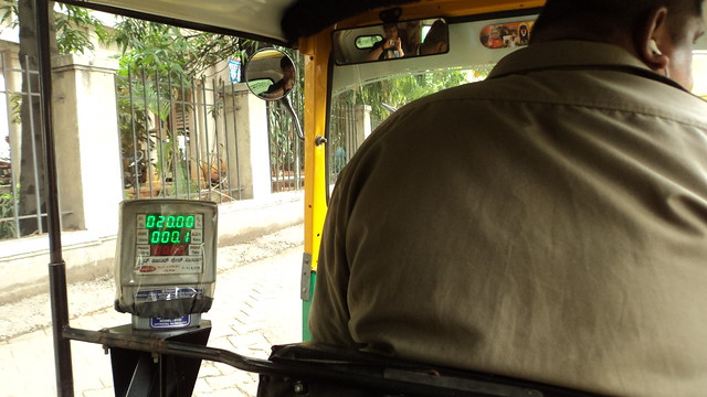 Ride the auto-rickshaw @ Bangalore