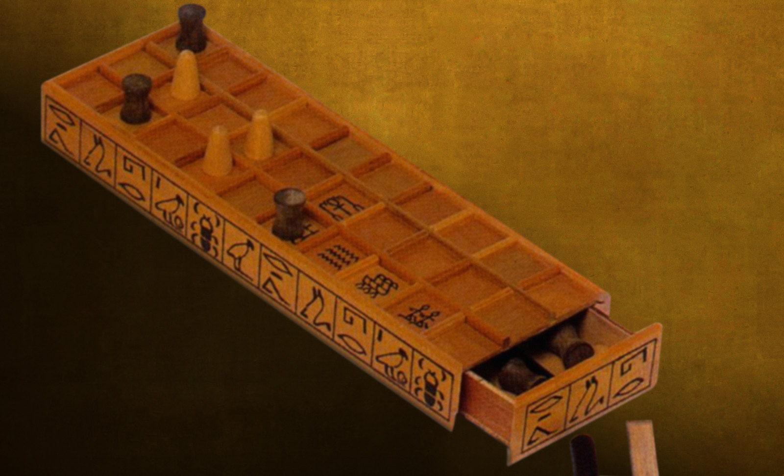 Senet - Lujoso sistema de objetos lúdicos obsequio del dios Toht a la faraona Nefertari
