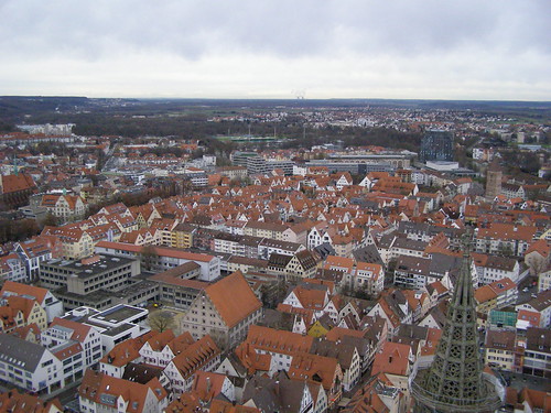 Ulm by magro_kr, Widok z <a href="https://www.flickr.com/photos/iks_berto/16045477229/">wieży katedry</a> (Ulmer Müns