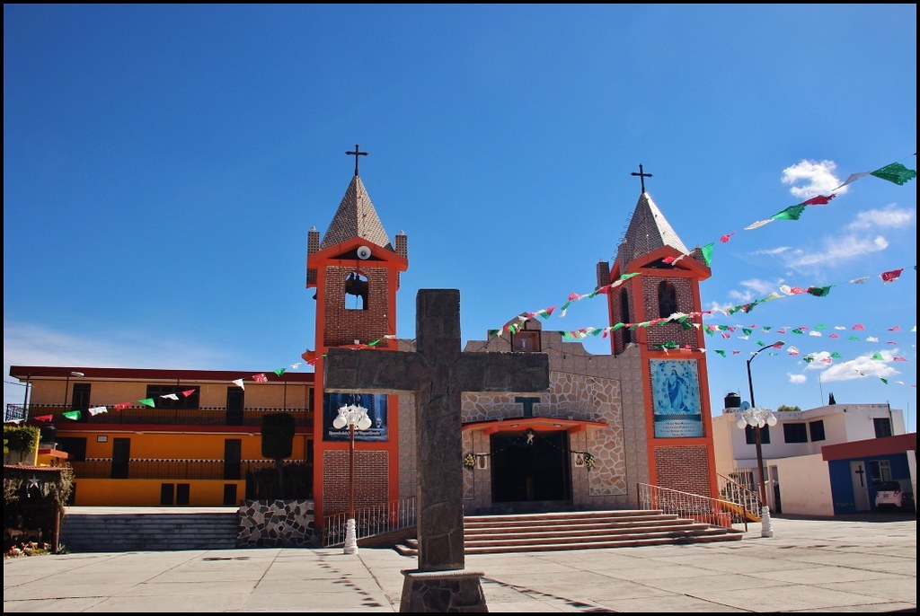 Parroquia de los Ángeles (Los Ángeles Tetela) Estado de Puebla,México ...