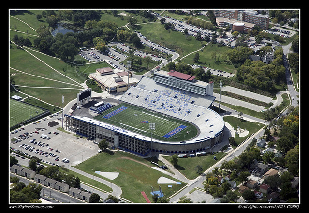 Memorial Stadium in Lawrence, Kansas