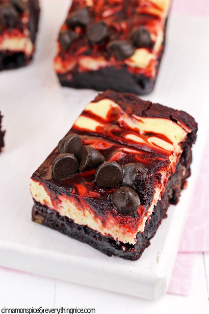 GF Red Velvet Cheesecake Brownies