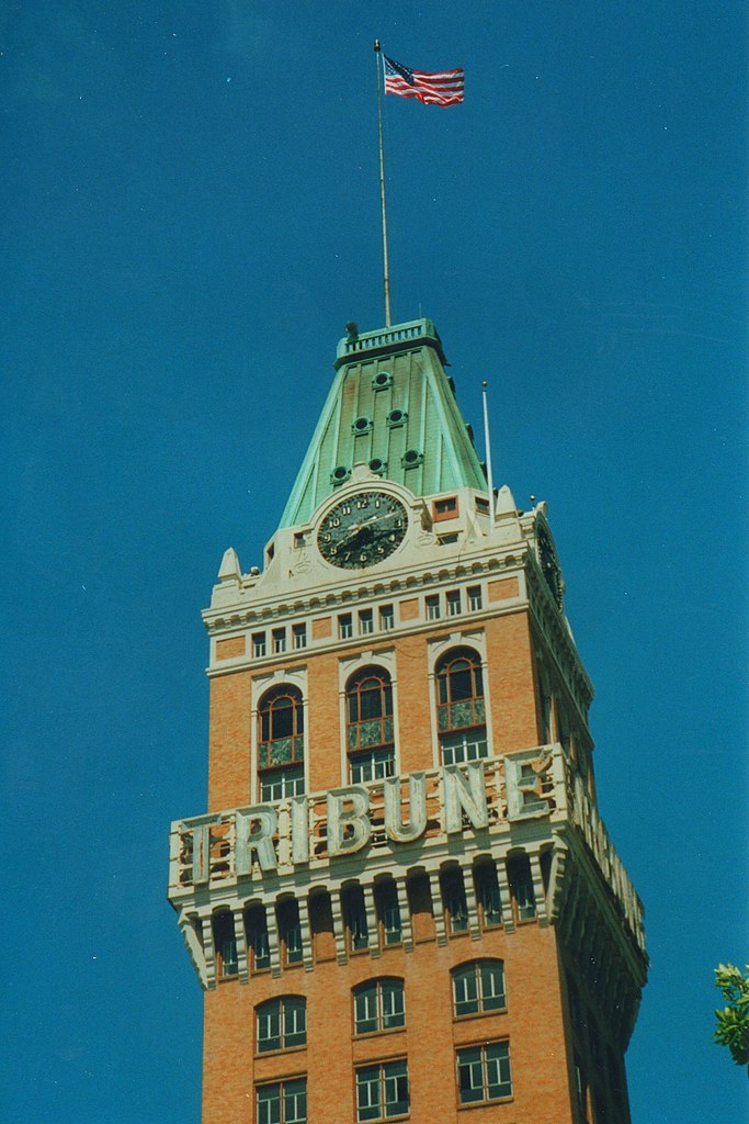 Oakland California ~ Tribune Tower ~ Old 1998  Film