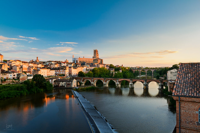Cityscape of Albi in France