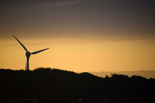 scawby north lincolnshire sunrise wind turbine morning