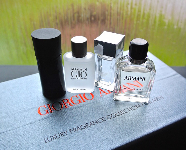 Giorgio Armani Mens Luxury Perfume Mini Gift Set