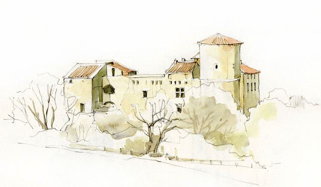 Château de Mélac, Aveyron, France
