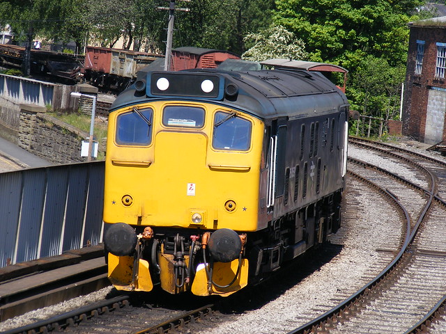 25059 at Keighley, Keighley and Worth Valley Railway