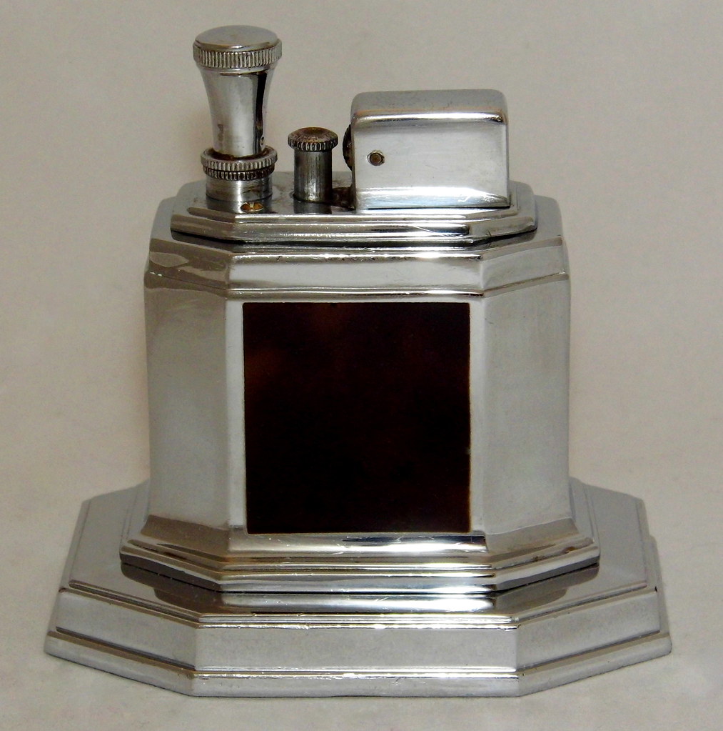 Cupboard Spaceship Constricted Vintage Ronson Touch Tip Art Deco Table Cigarette Lighter,… | Flickr