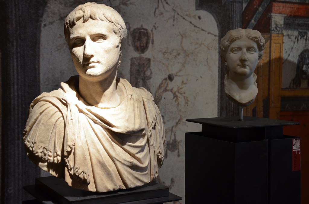 Augustus and Livia, Archaeological Museum of Formia, Italy