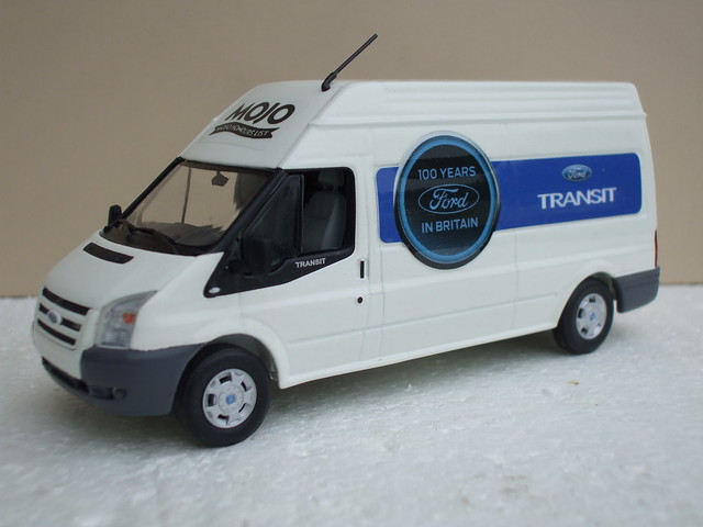 Mojo Honours List 100 Years Of Ford In Britain White Transit Van Model By Minichamps