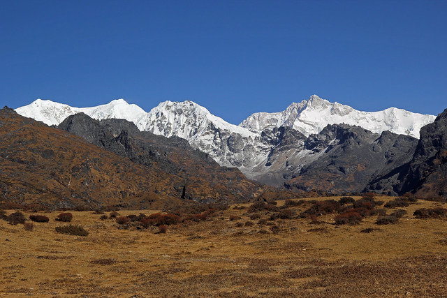2. Kabru South, North And Dome, Fork Peak And Kanchenjunga, Dzongri 3990m To Thangsing 3930m, Sikkim, India