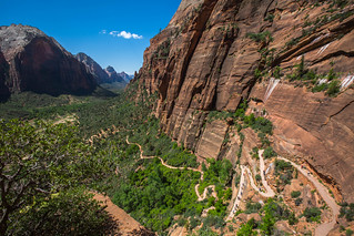 Switchbacks at the start of Angel's Landing, Zion National Park | by derwiki