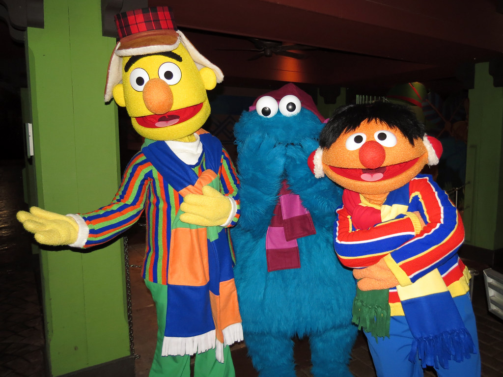 Bert, Cookie Monster and Ernie | Sesame Street A Very Fury C… | Flickr