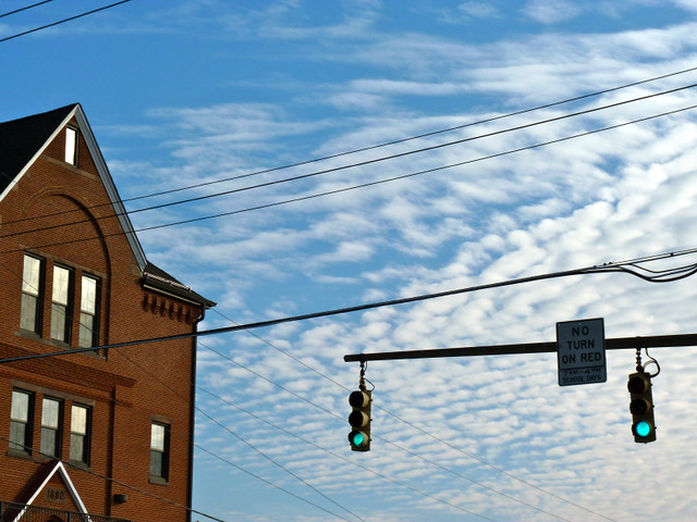 Sky Over Hampden, Baltimore, Maryland