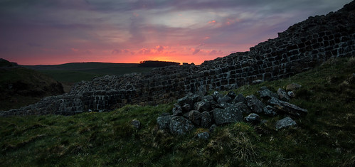 Sunset on the Wall by Squareburn, Met up with <a href="/photos/75146425@N05/" rel="nofollow">Ian Flanagan</a> last night at Sycamore G