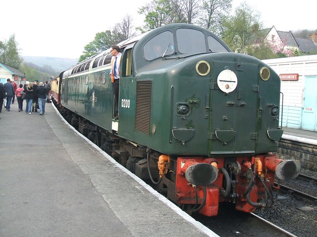 40122 (D200) at Grosmont, North Yorkshire Moors Railway