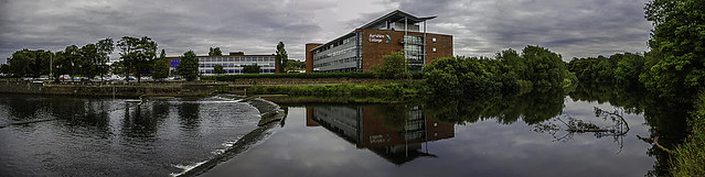 Ayrshire College Campus and River Ayr