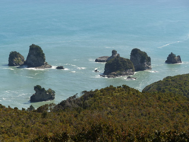 Motukiekie Rocks from Mount George