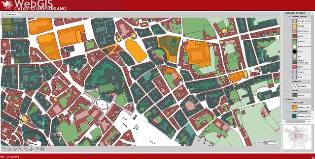 ROMA ARCHEOLOGICA  & RESTAURO ARCHITETTURA: Roma, 'WebGIS CASTASTO GREGORIANO' - UNIVERSITA` DEGLI STUIDI ROMA TRE - DEPARTIMENTO STUDI URBANI (2007-14).