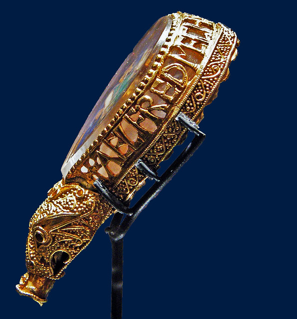 Alfred jewel, side view [late 9th century AD]