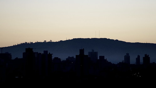 NIGHTBECOMINGDAY by Fabio Petry,                                silhouette sunrise skyscape cityscape portoalegre cityline