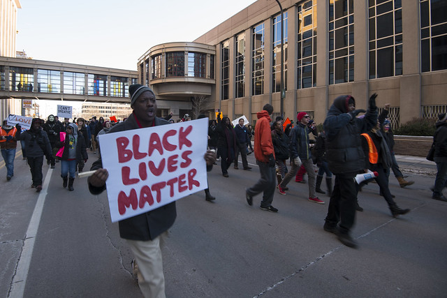 Black Lives Matter protest in Minneapolis