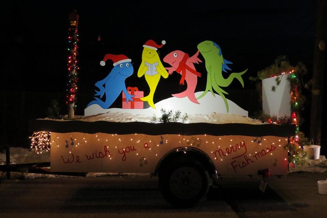 Leadville Parade of Lights NFH float