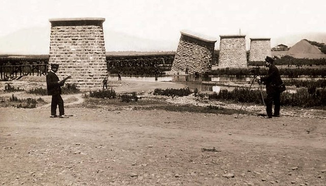 entre 1899 y 1910, estudios para la recuperacion del puente ferroviario Talagante, destruido en 13 de agosto de 1899