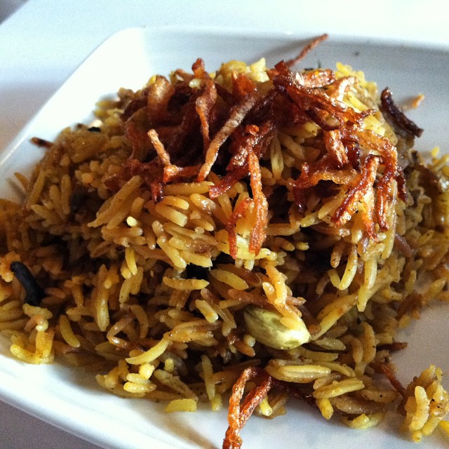 #kvpinmybelly Burmese fried rice at @RangoonRuby in #PaloAlto. NOM!