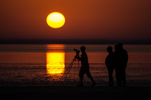 morning travel beach sunrise qatar dukhan alrayyan
