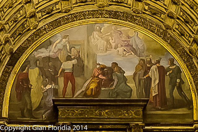 Lunetta sull'altare della chiesa di S. Maria presso S. Satiro - Milano