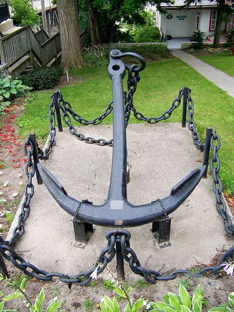 Anchor of the Ann Maria schooner, shipwrecked off Kincardine in 1902