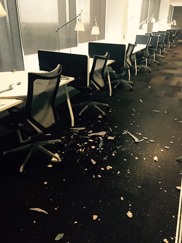 Storm damage at UQ Pharmacy Australia Centre for Excellence