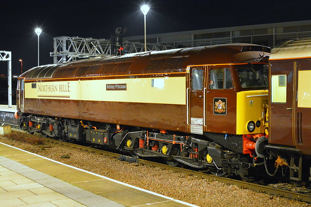 57312 NB @ DERBY with the 1Z71 1807 KENSINGTON OLYMPIA - SHEFFIELD Northern Belle with 57305 NB on the rear , Saturday 08th NOVEMBER 2014