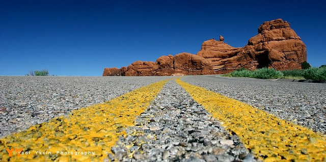 The road to Canyonlands