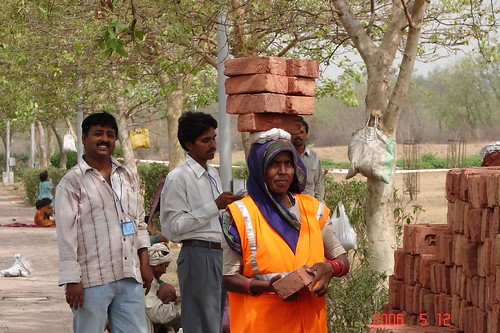 Woman Carrying Bricks on her Head | by mplawner