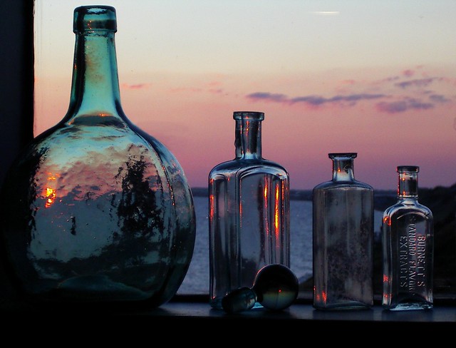 sunset in a bottle